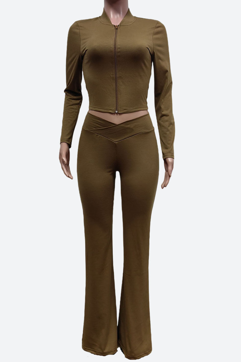 Stretch Long Sleeve Top and Pant set