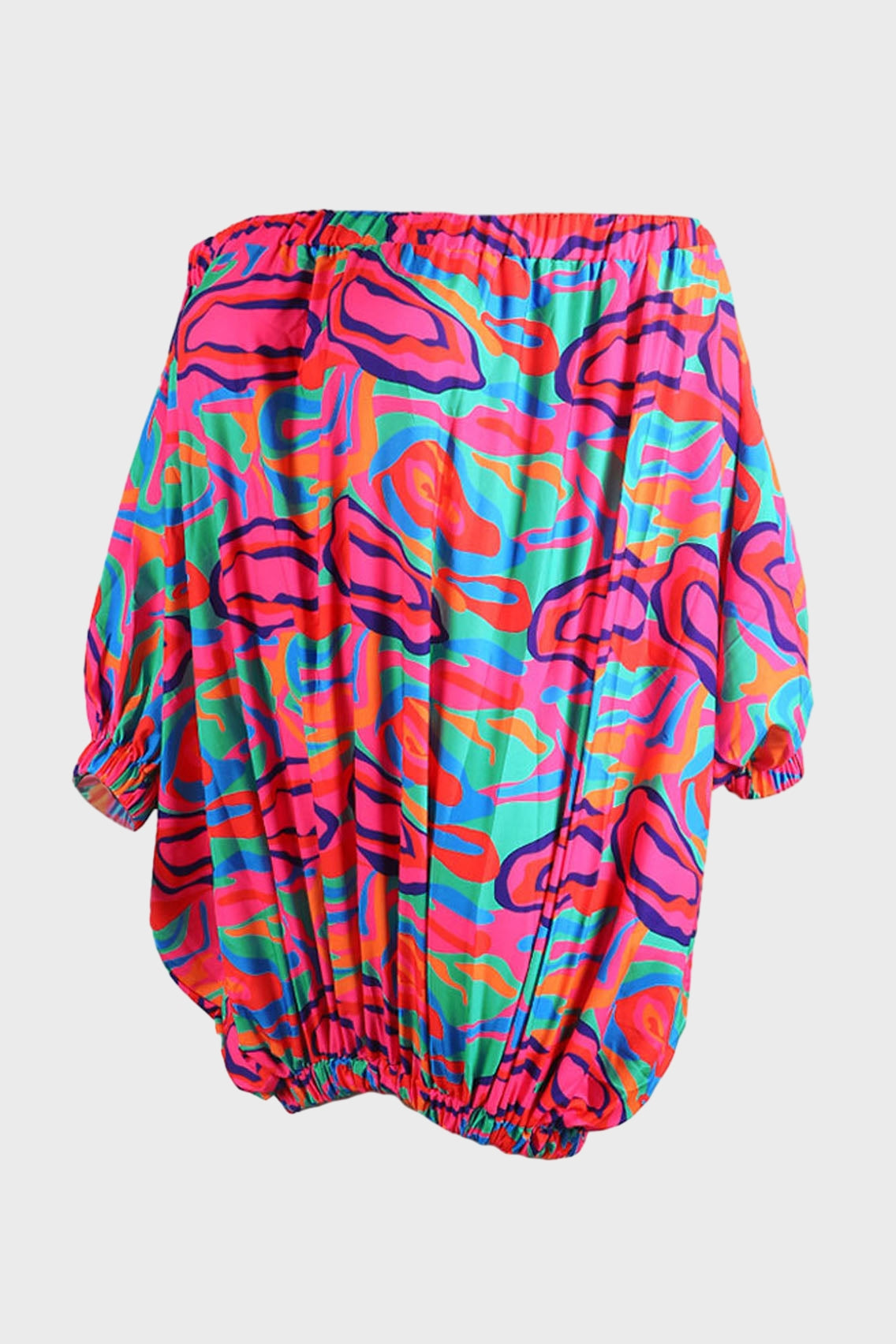Off The Shoulder- Bubble Mini Dress