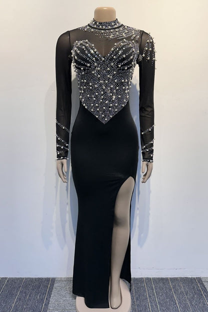 Beaded Prom Dress