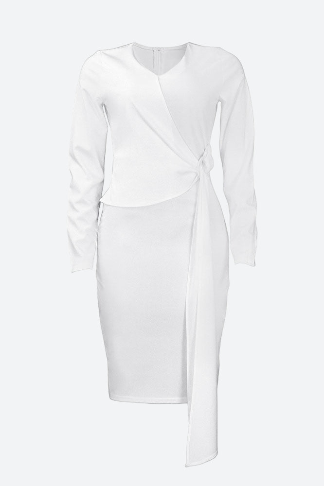 Side Knot Bodycon Dress