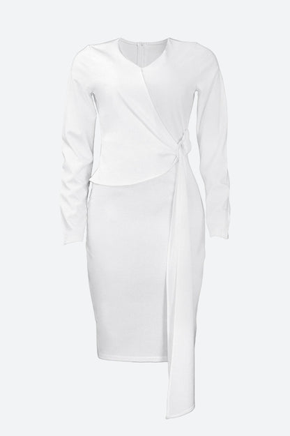 Side Knot Bodycon Dress