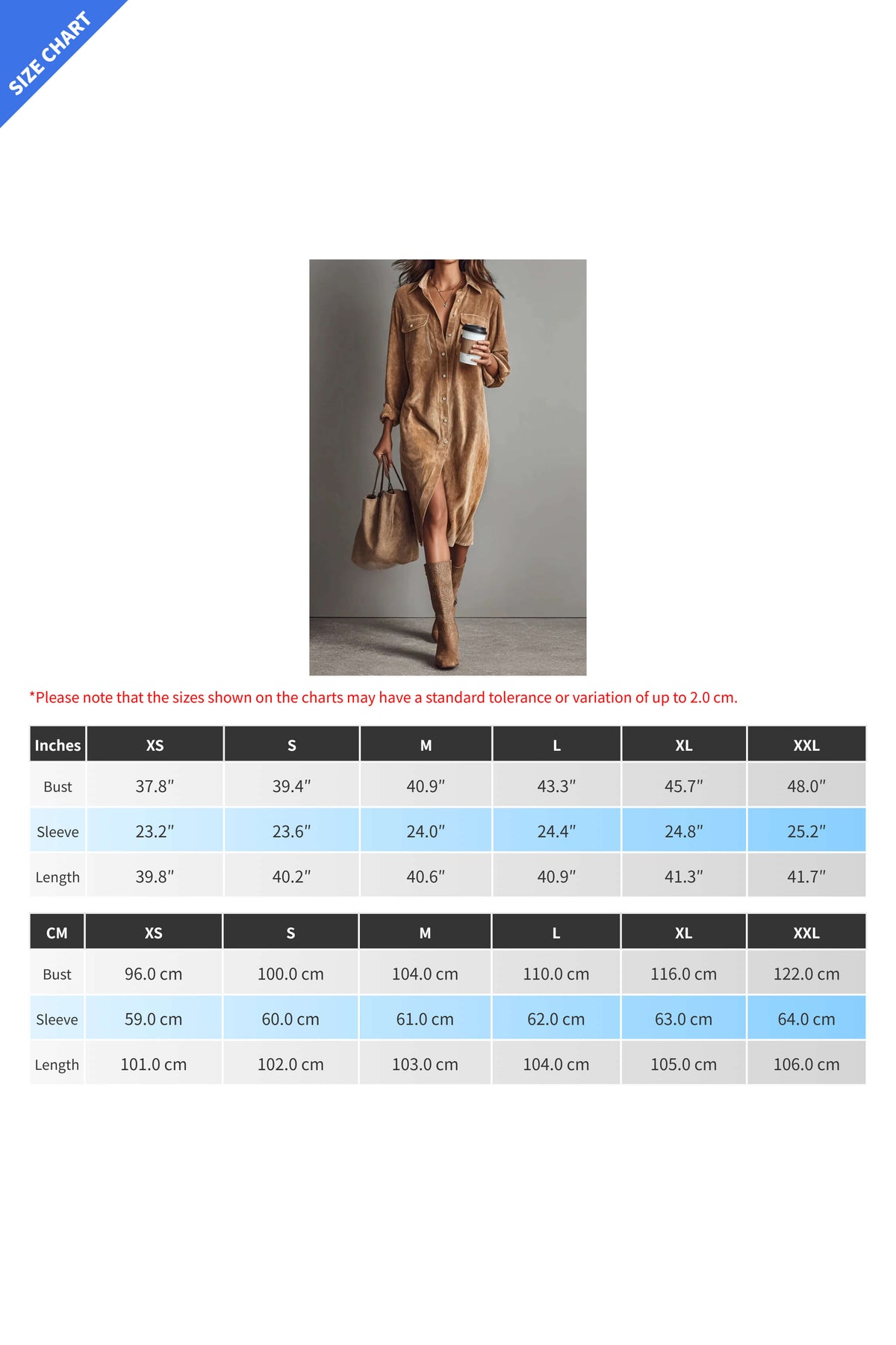 Single Breasted Pocket Shirt Style Midi Dress