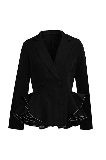 Double-Breasted Blazer Coat