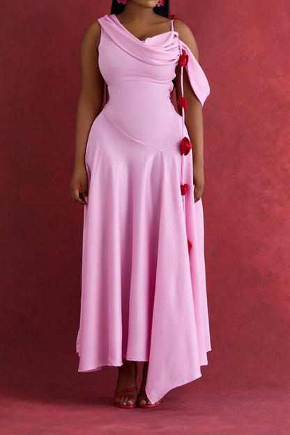 Off Shoulder Bodycon Midi Cami Dress