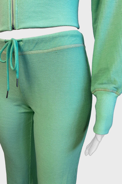 Waffle Long Sleeve Suit