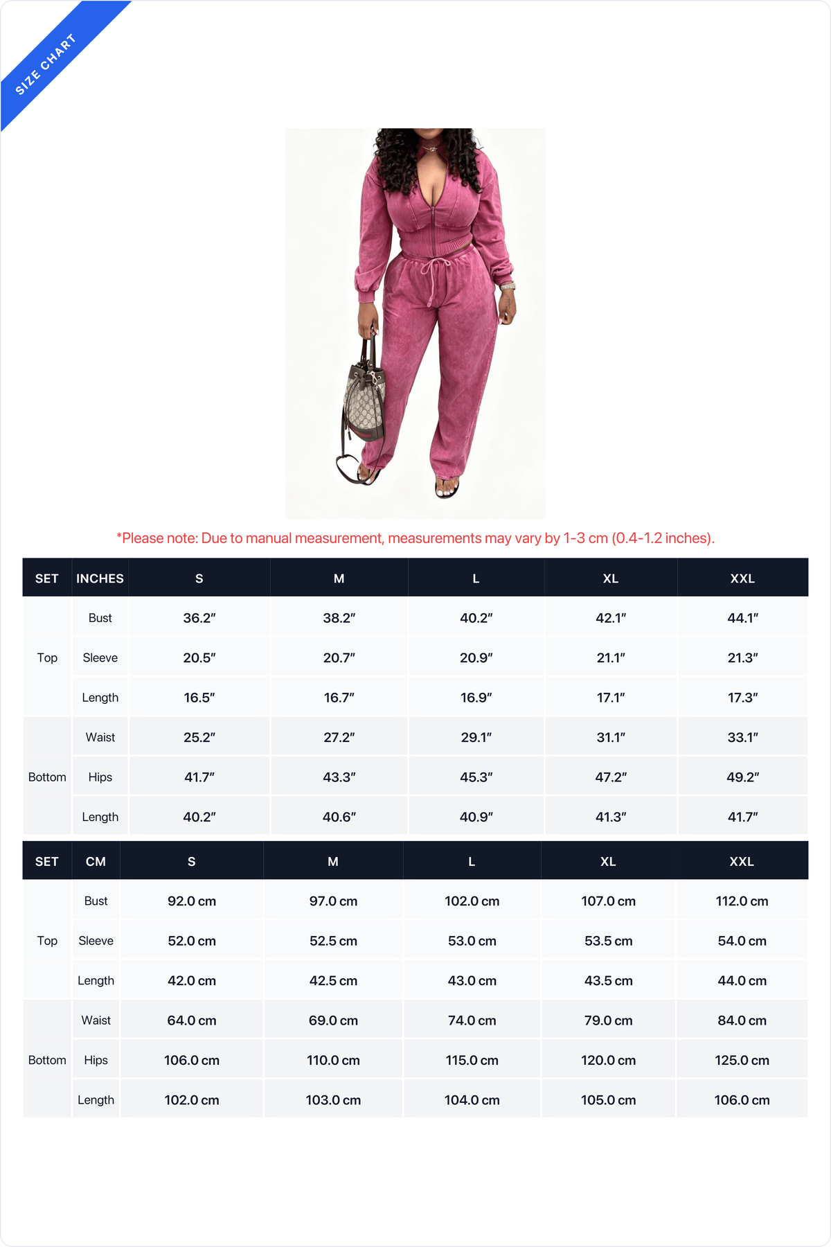 Washed Cropped Zip Jacket Jogger Pants Set