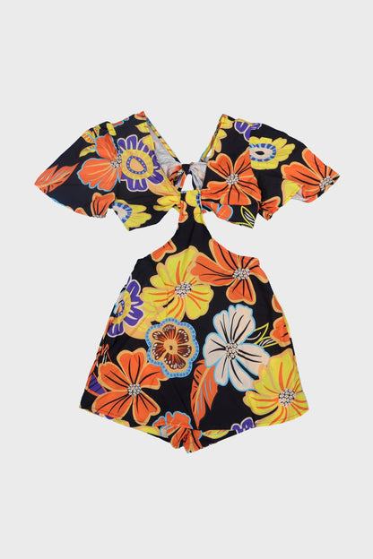 Printed Romper Dress