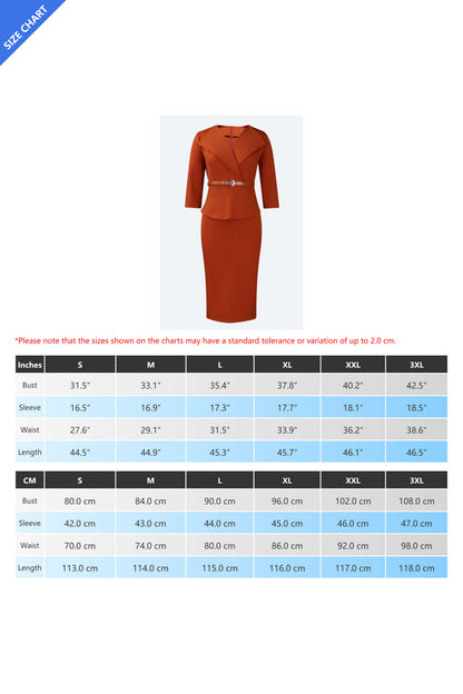 Elegant Hip Pencil Dress