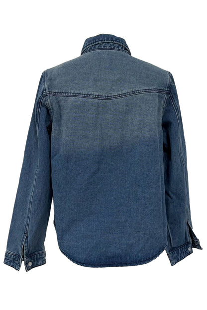 Loose Fit Casual Denim Shirt