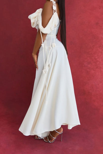 Off Shoulder Bodycon Midi Cami Dress
