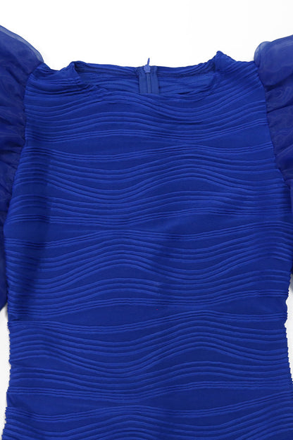 Sheer Combo Bodycon Dress