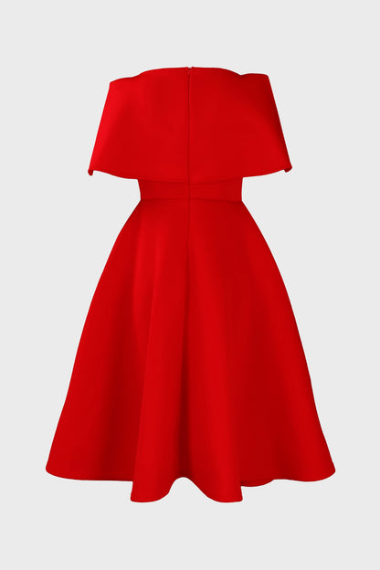 Fit-And-Flare Midi Dress
