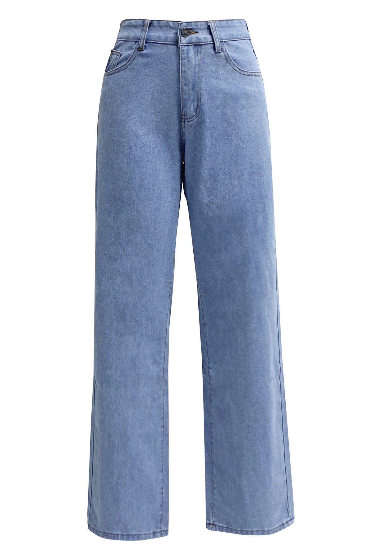 Straight Leg Long Jeans