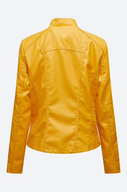 Women Classic Leather Jacket