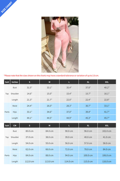 Sherpa Lined Foldover Waist Flare Pants Set