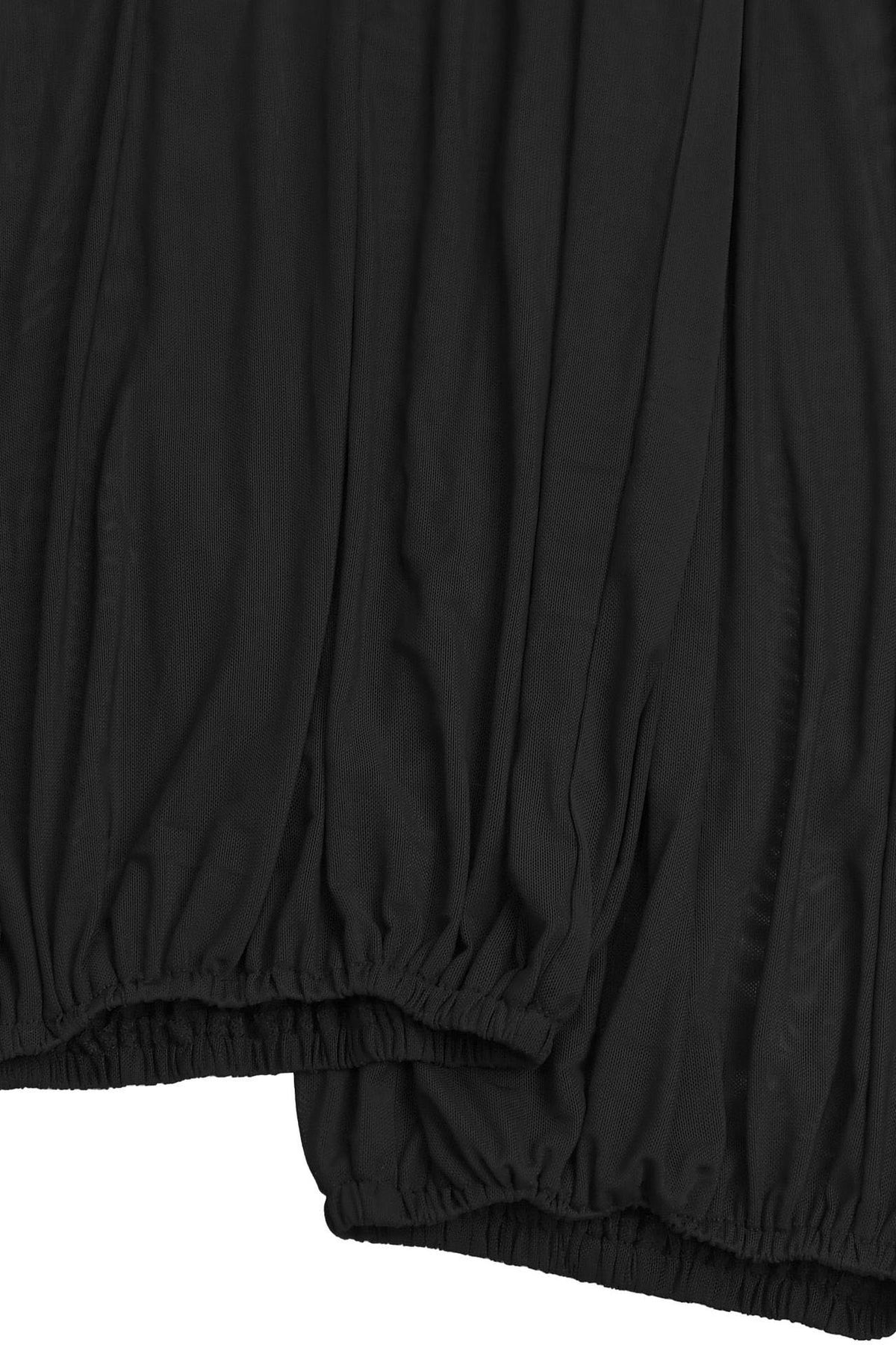 Sheer Lace-Up Wide Leg Jumpsuit