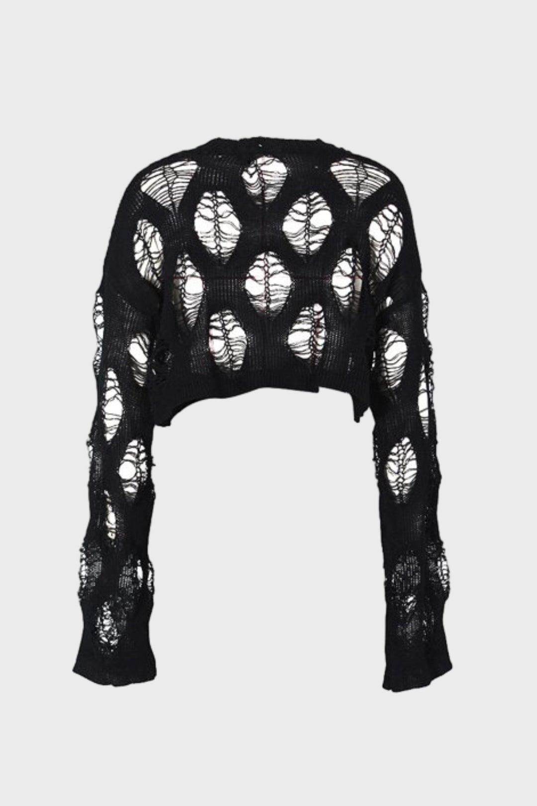 Crochet Sweater Long Sleeve Hollow Out Knit Top