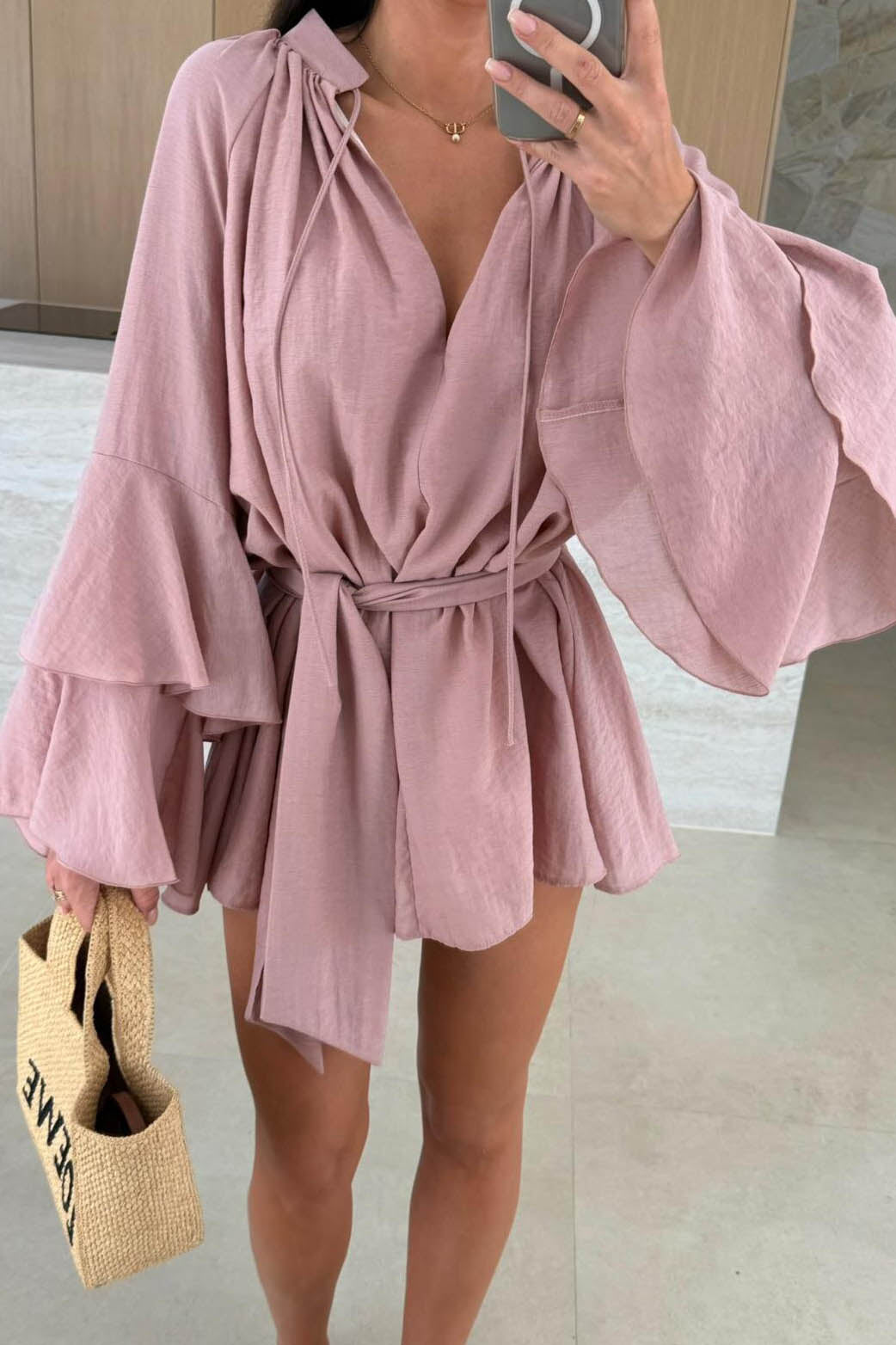 Ruffles Mini Dress