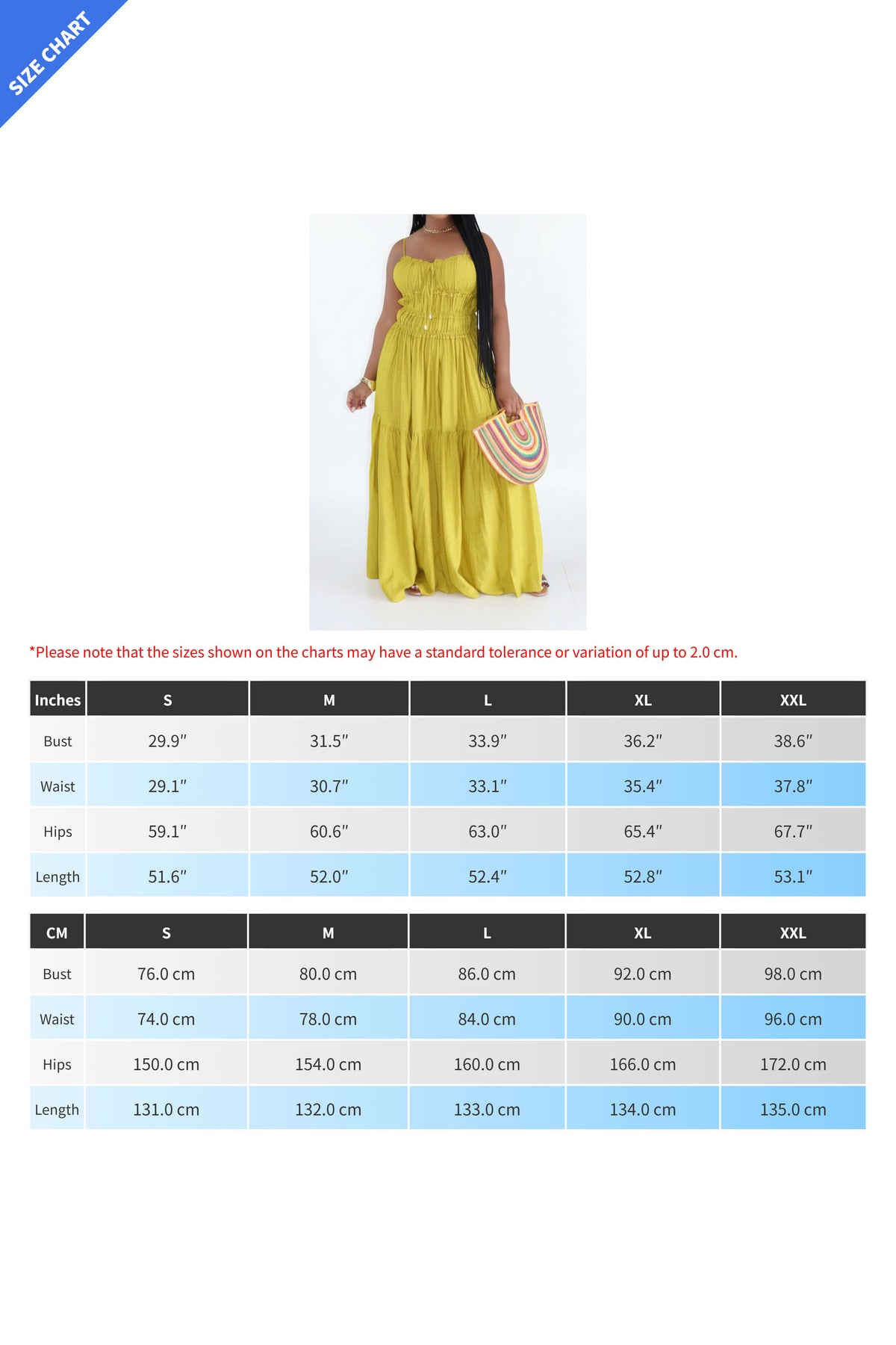 Smocked Tiered Boho Maxi Dress