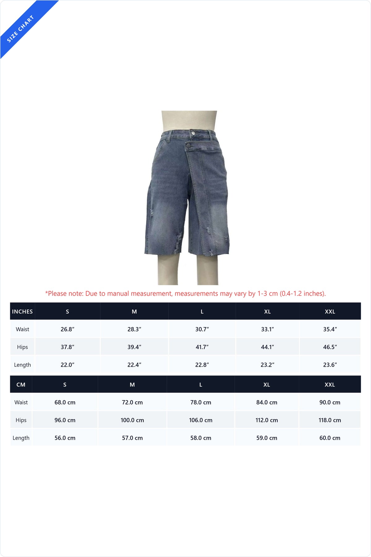 Crossover Asymmetric Skort