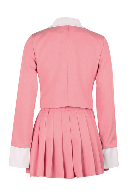 Preppy Chic Blazer & Skirt Set