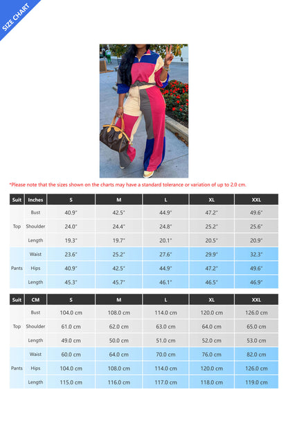 Color-Block Waist-Cinching Sets