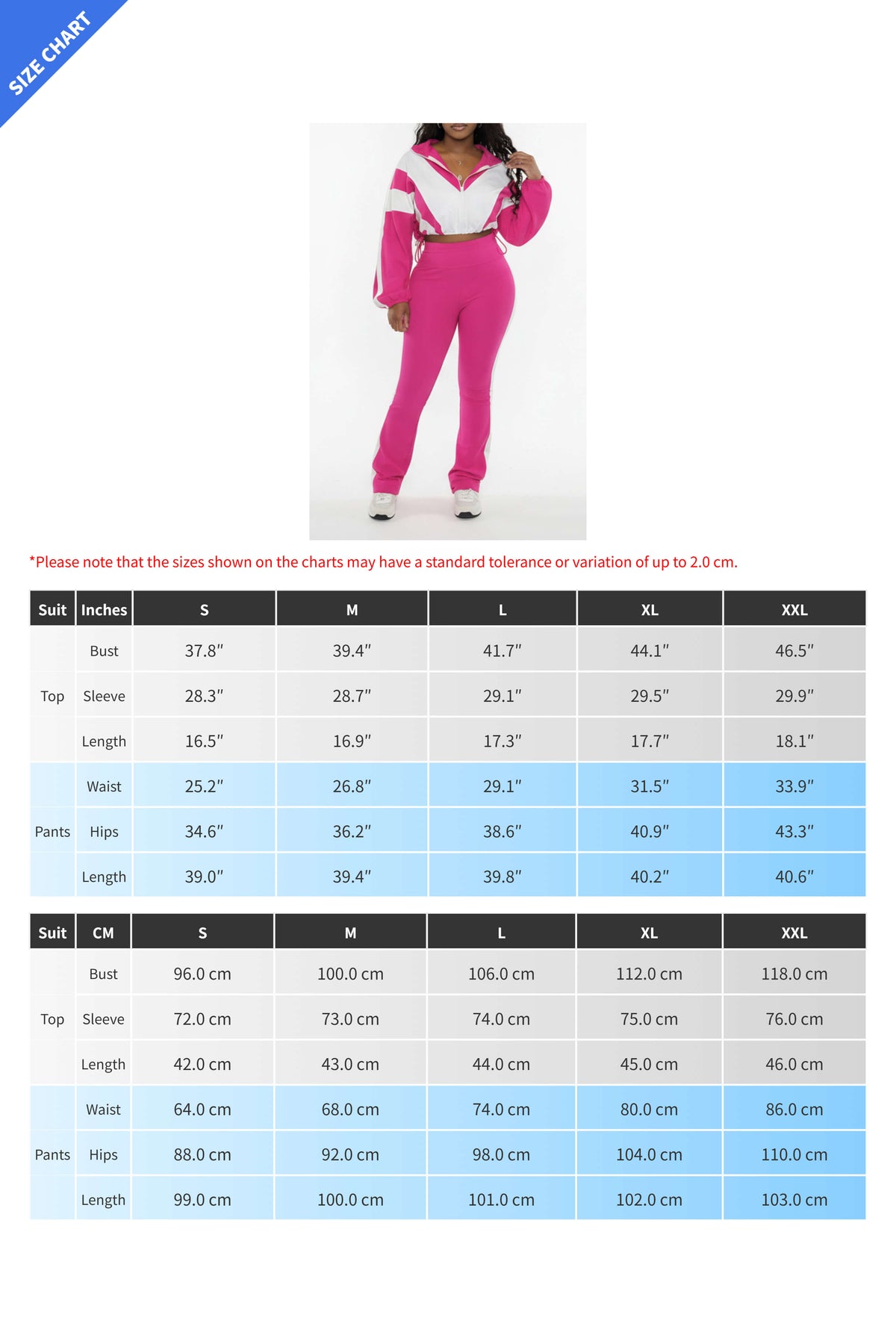 Sporty Color Block 2-Piece Tracksuit