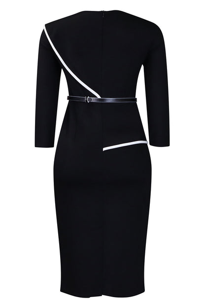 Elegant OL Bodycon Pencil Dress for Office Ladies