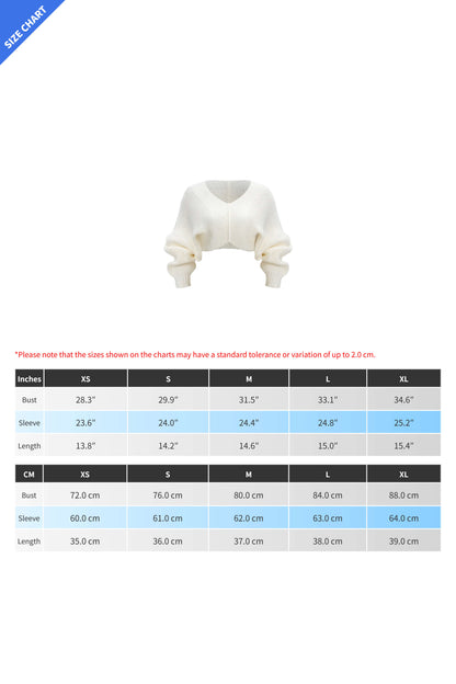 Knit V-Neck Long-Sleeve Top
