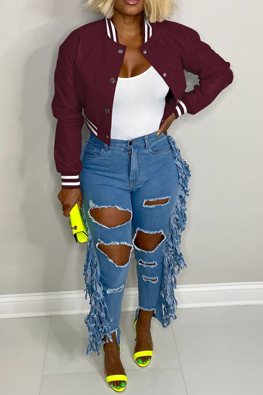Varsity Faux Jacket