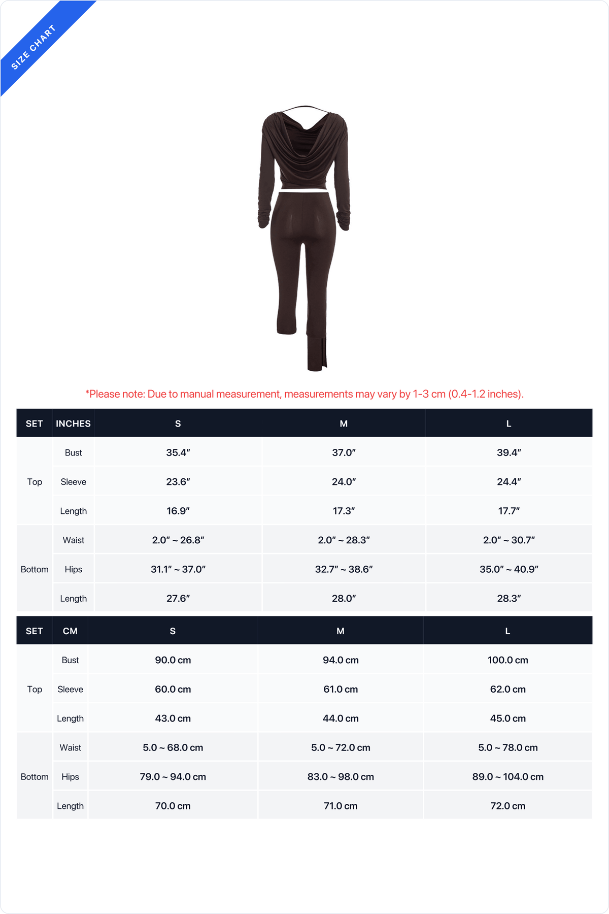 Asymmetric Draped Top & Capri Pants Set