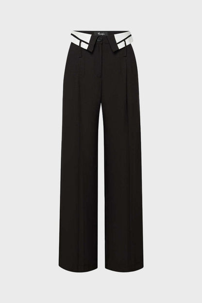Wide Leg Slack Pants