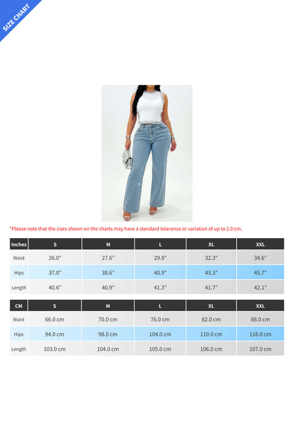 Rhinestone Straight-Leg Denim Jeans