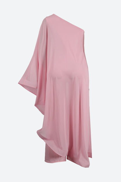 One Shoulder Batwing Jumpsuits