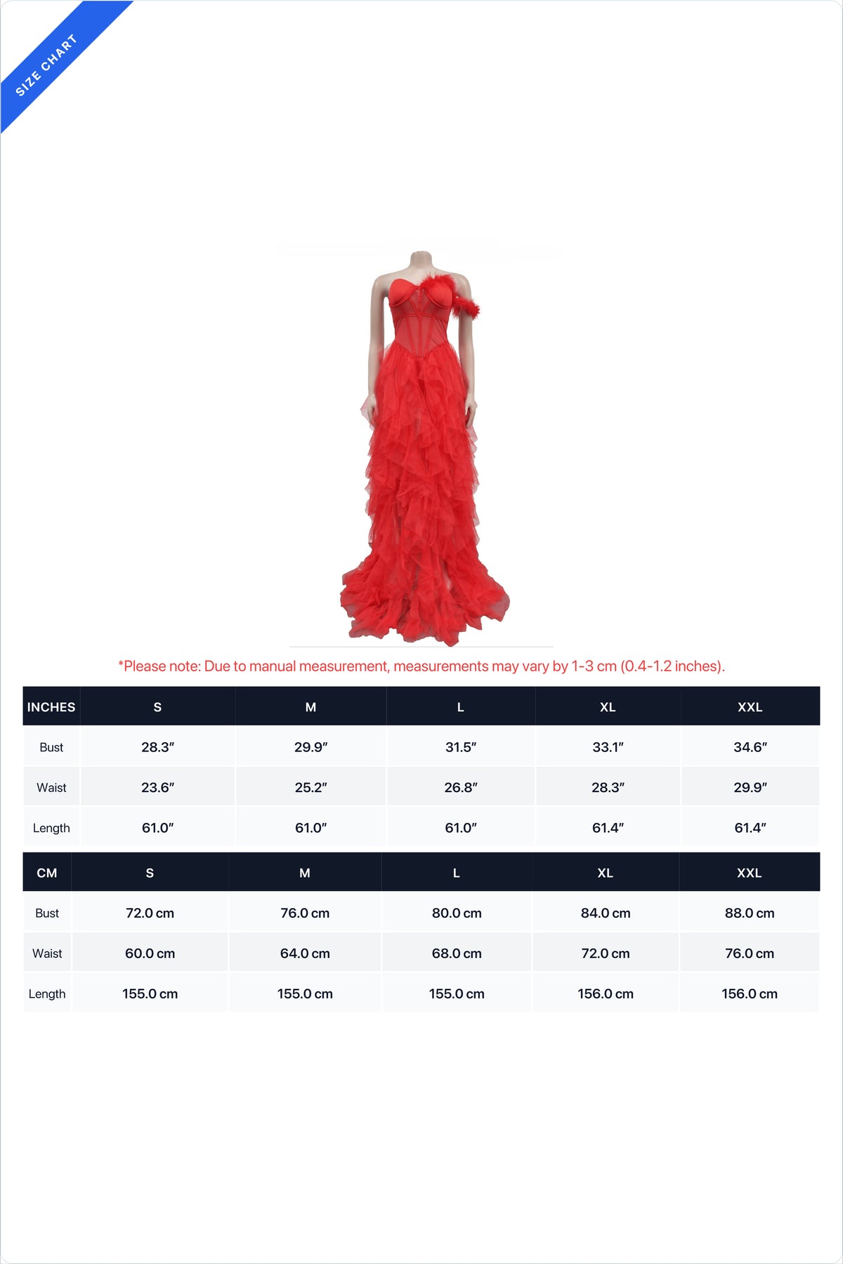 Strapless Corset Tulle Maxi Dress