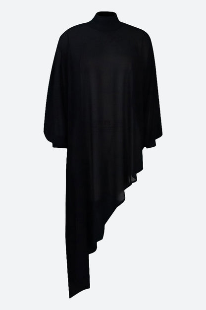 Asymmetrical Hem Shirt Dress