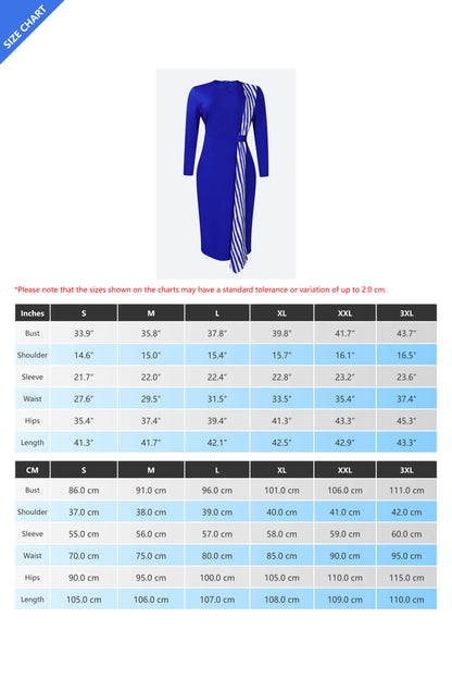 Print Hip Wrap Dress