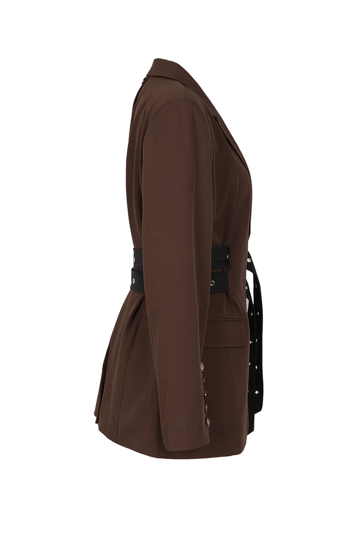 Double Side Belted Blazer