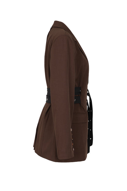 Double Side Belted Blazer