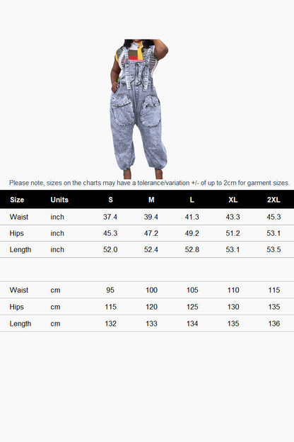 Denim Overalls Jumpsuit