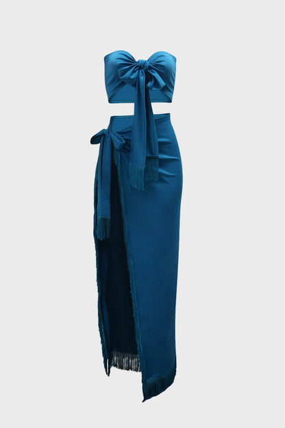 Wrap Skirt Set