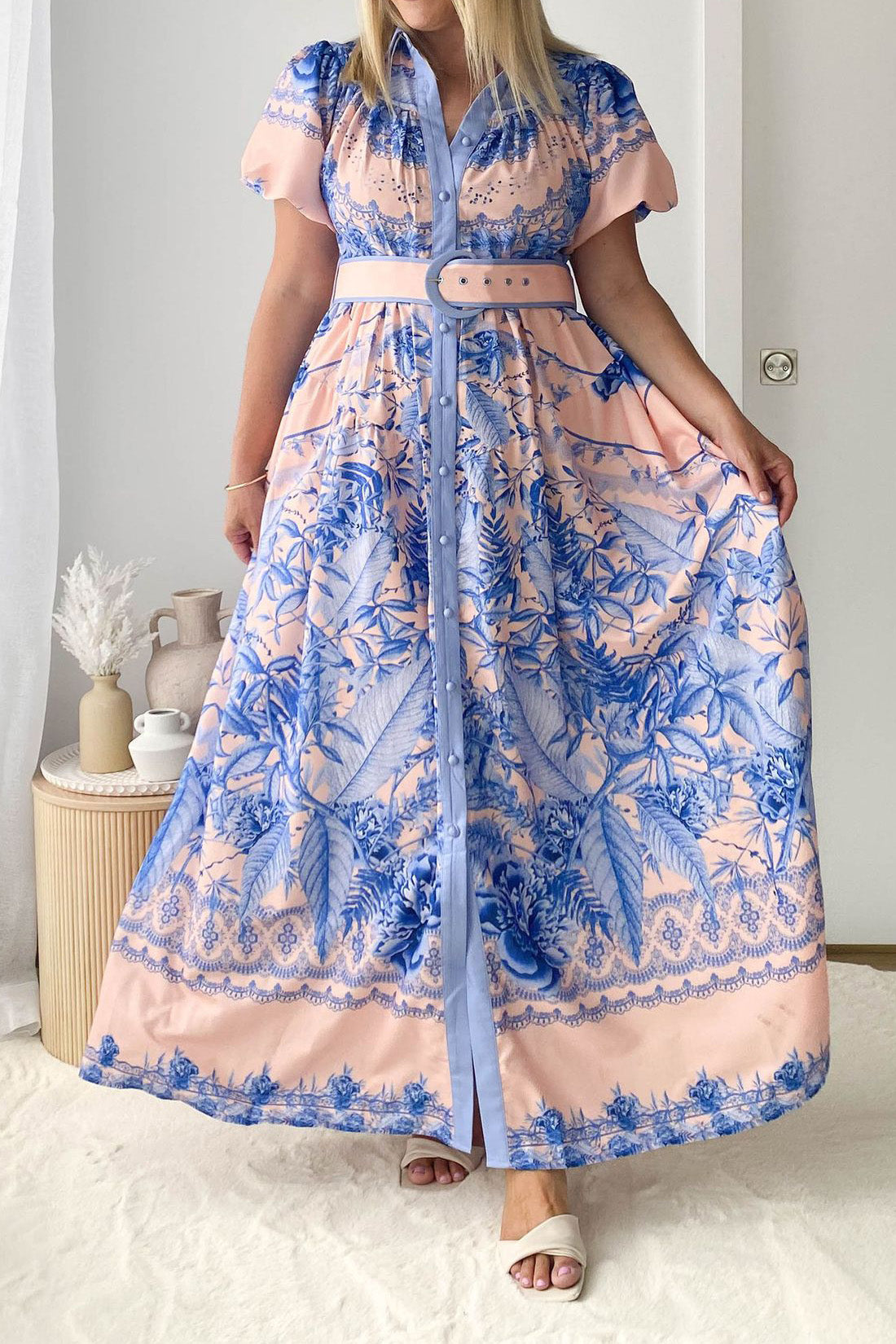Tiered Ruffle Maxi Dress