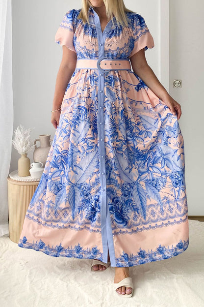 Tiered Ruffle Maxi Dress