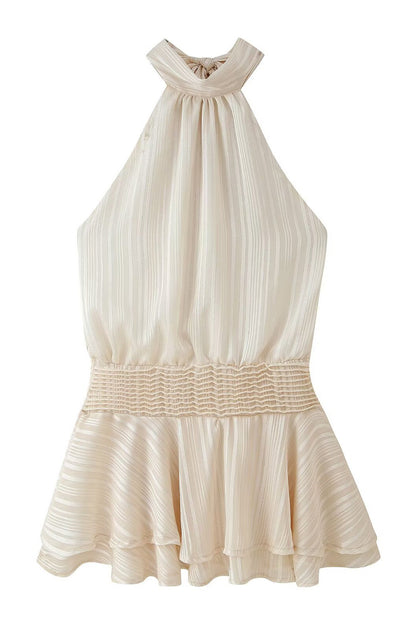 Tie Back Mini Dress