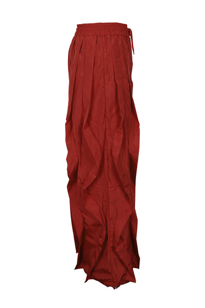 Pleated Wide Leg Casual Pants