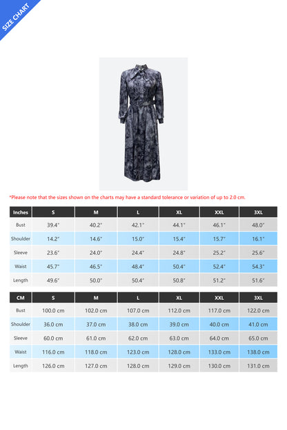 Printed Evening Party Dress