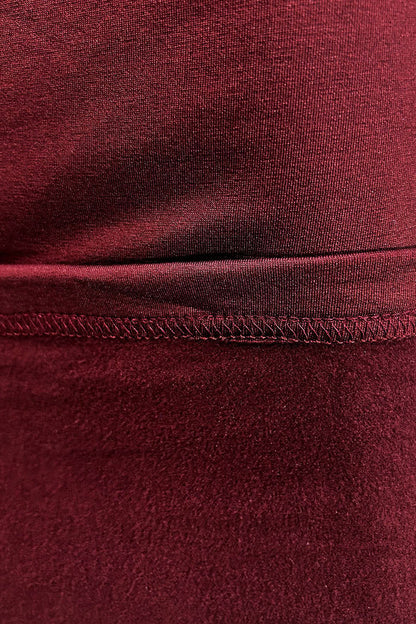 Half Zip Collar Top and Drawstring Pants Set