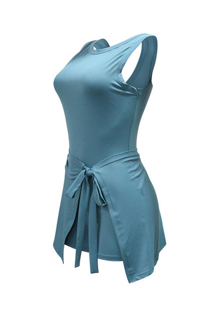 Sexy Romper with Apron Cape 2-Piece Set
