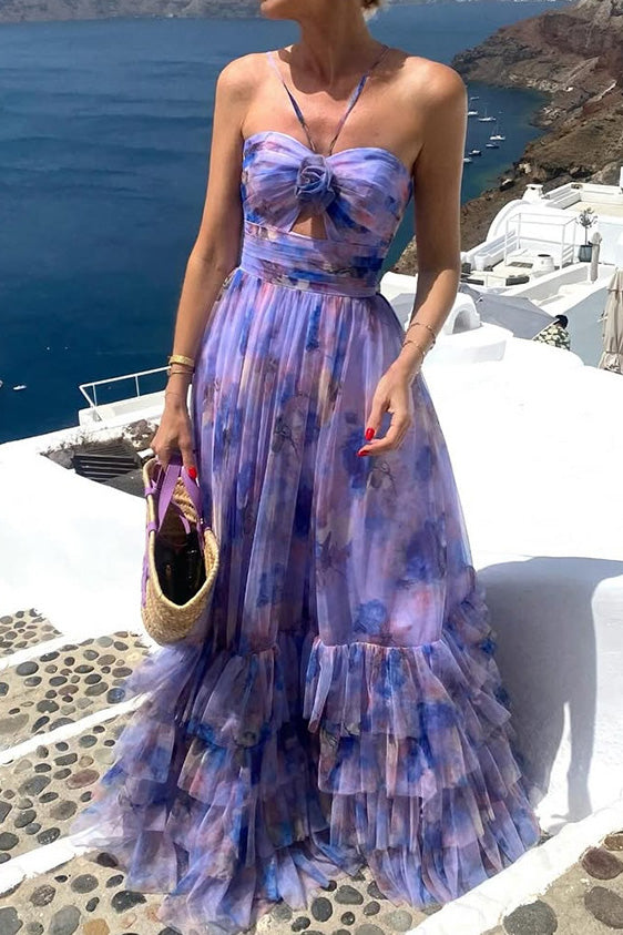 Ruffled Tiered Maxi Dress