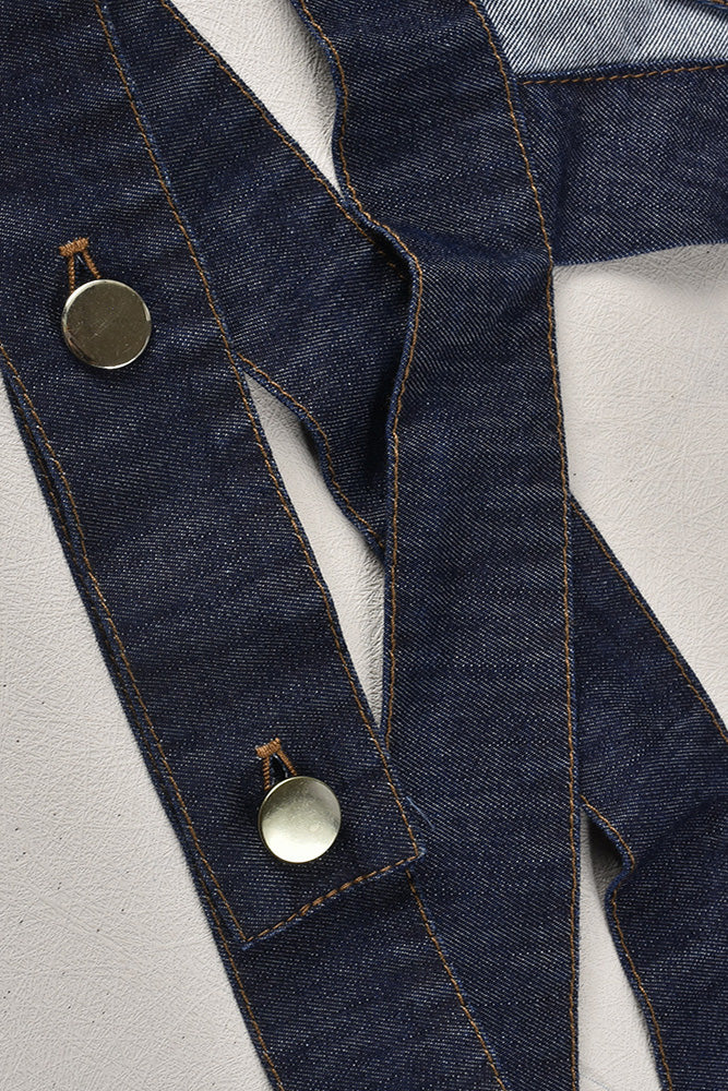 Cropped Denim Shirt